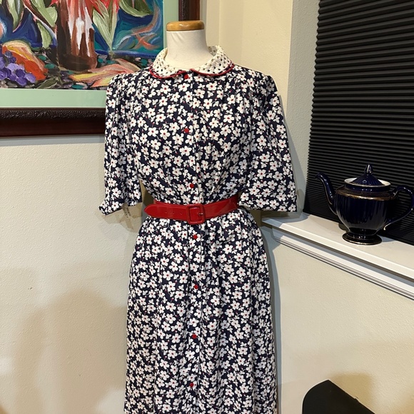 Vintage 1960s Model's Coat in Red, White and Blue - New w/ Tags - So Cute. - Picture 16 of 16